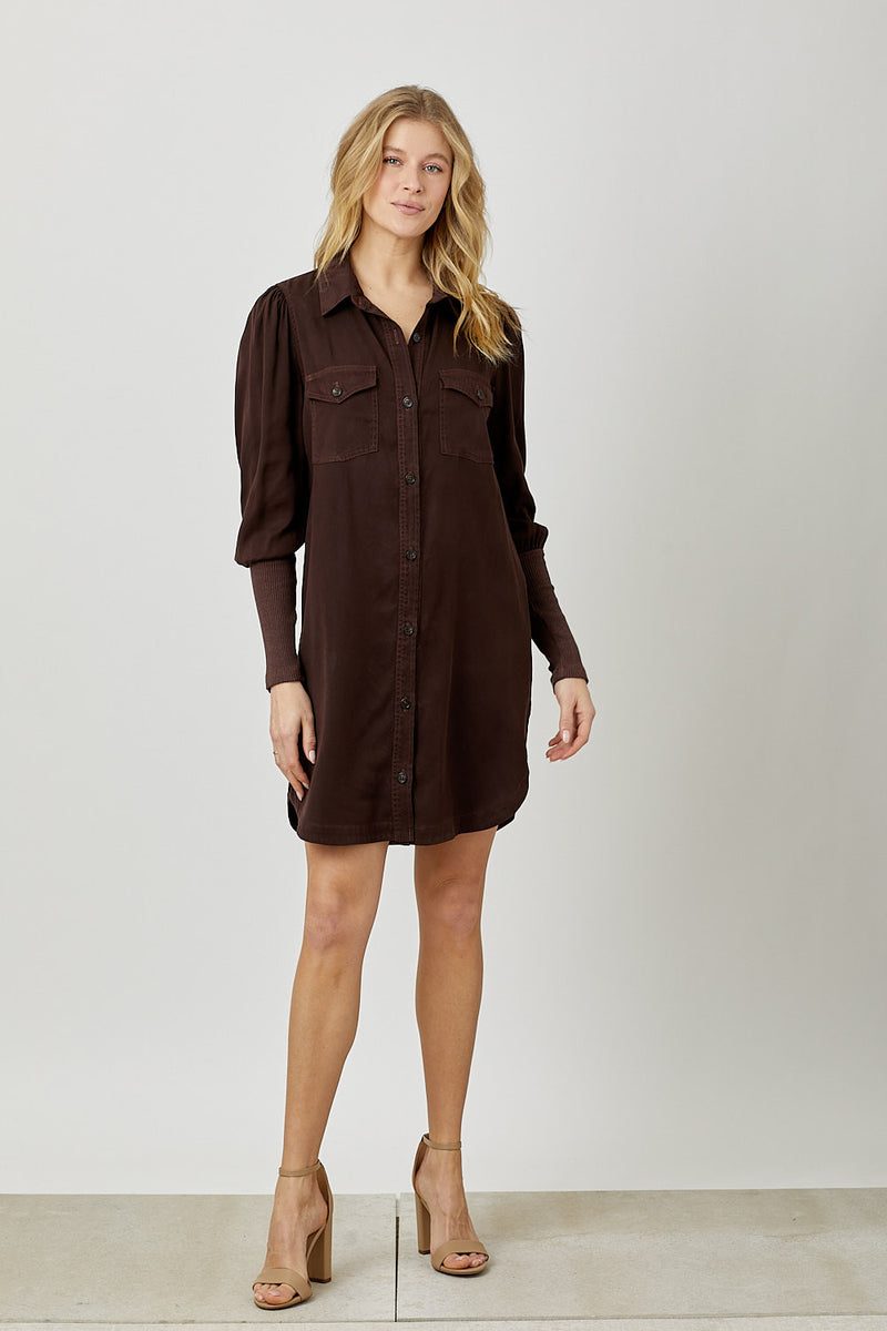 Long Sleeve Button Down Dress Jacket