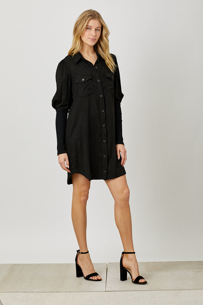 Long Sleeve Button Down Dress Jacket