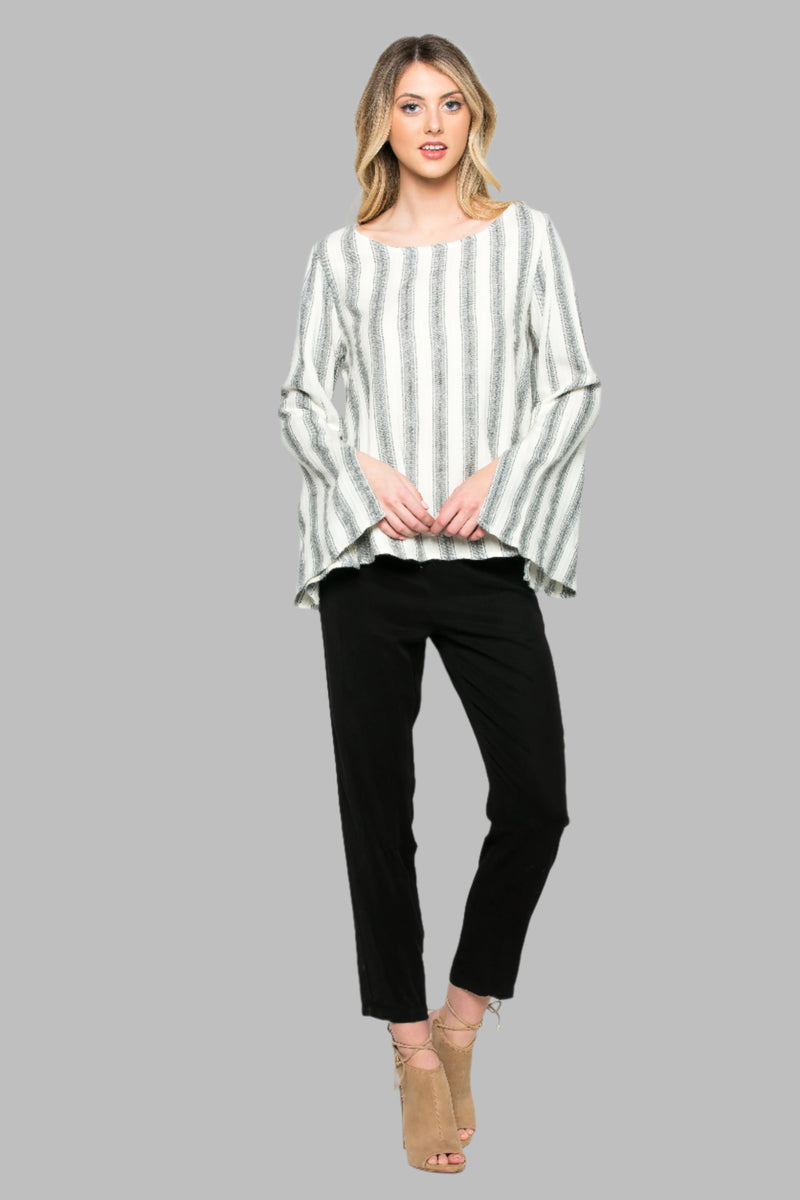 Wool Kimono Sleeve Top