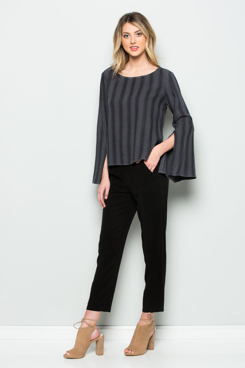 Wool Kimono Sleeve Top